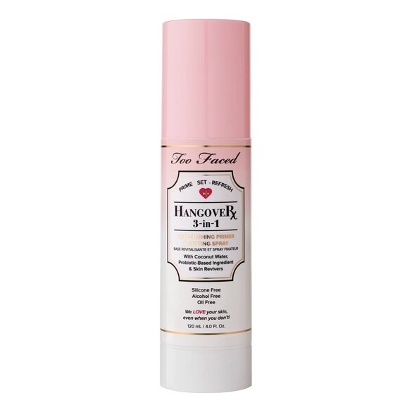 Hangover 3-in-1 Setting Spray - Osvěžující báze & fixační sprej, TOO FACED