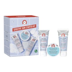 Sada přípravků pro citlivou pleť – Čištění, exfoliace a hydratace, FIRST AID BEAUTY