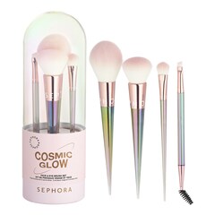 Kit De Pinceaux Visage Et Yeux Cosmic Glow – Sada štětců na obličej a oči, SEPHORA COLLECTION