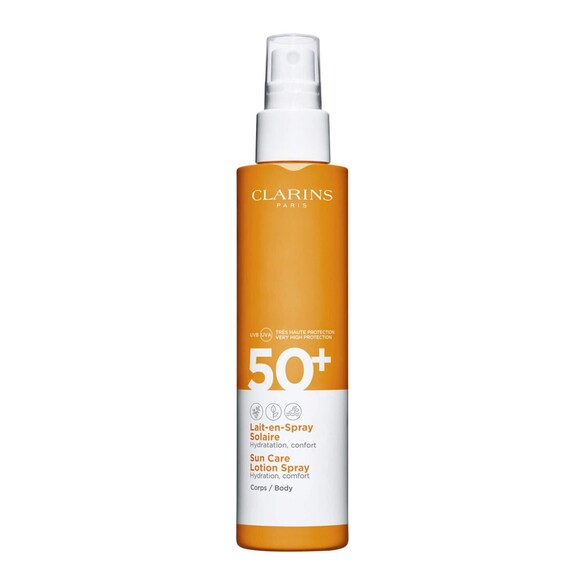 Suncare Body Lotion SPF50+ - Ochranné mléko ve spreji SPF 50, CLARINS
