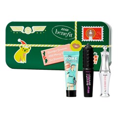 Merry Mini Mail Holiday Set - Dárková sada báze, řasenky & gelu na obočí, BENEFIT COSMETICS