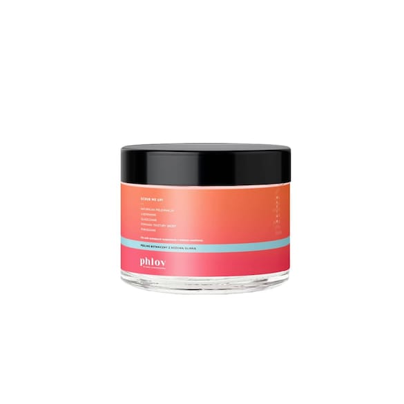 SCRUB ME UP! - Botanický peeling s růžovým jílem, PHLOV