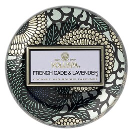 Japonica French Cade Lavender Mini Tin Candle - Svíčka