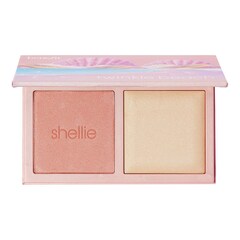 Twinkle Beach Blush & Highlighter Duo Palette - Paleta tvářenek a rozjasňovačů, BENEFIT COSMETICS