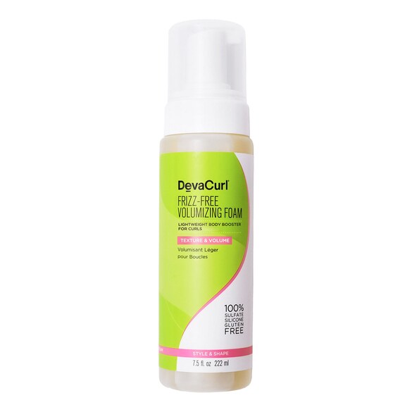 Frizz-Free Volumizing Foam - Lehká objemová pěna pro kudrnaté vlasy, DEVACURL