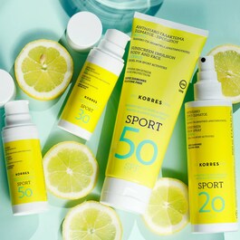 KORRES CITRUS Active Sports Pleťový krém na opalování SPF30