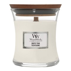 Malá vonná svíčka White Teak, WOOD WICK