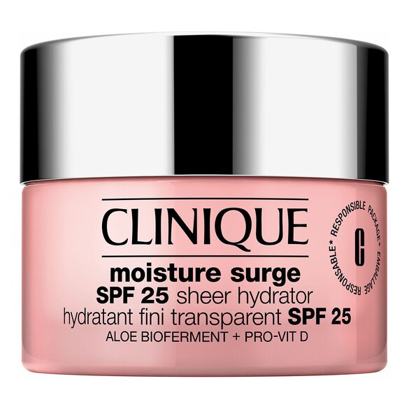 Moisture Surge Hydratant Fini Transparent SPF 25 - Hydratační krém, CLINIQUE