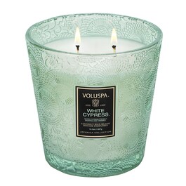 Japonica White Cypress 2 Wick Candle - Svíčka