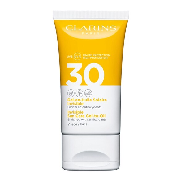 Suncare Face Gel SPF30 - Ochraný gel proti slunci na obličej SPF 30, CLARINS