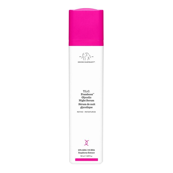 T.L.C. Framboos Glycolic Night Serum - Sérum, DRUNK ELEPHANT