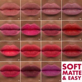 Soft Matte & Easy - Matná rtěnka