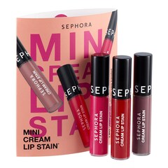 Mini Cream Lip Stain – Sada tří mini rtěněk, SEPHORA COLLECTION