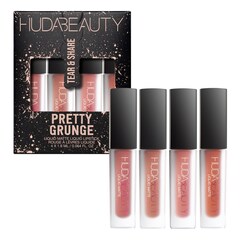 Pretty Grunge Liquid Matte Lip Quad - Dárková sada, HUDA BEAUTY