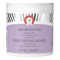Ingrown Hair Pads – Kompostovatelné tamponky na zarostlé chloupky, 60 ks, FIRST AID BEAUTY