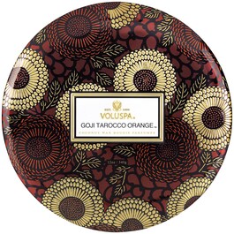 Japonica Goji Tarocco Orange Mini Tin Candle  -Svíčka