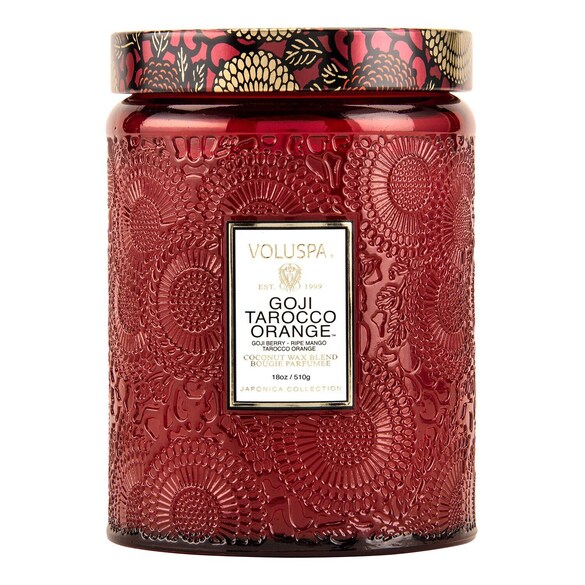 Japonica Goji Tarocco Orange Large Jar Candle - Svíčka, VOLUSPA