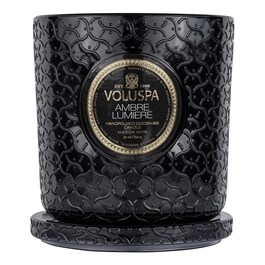 Maison Noir Ambre Lumiere Luxe Candle - Svíčka