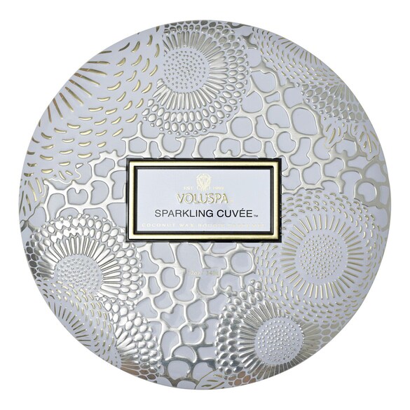 Japonica Sparkling Cuvee 3 Wick Tin Candle - Svíčka, VOLUSPA