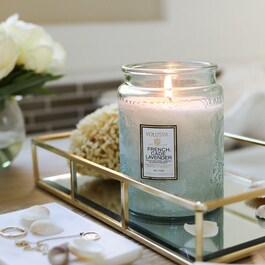 Japonica French Cade Lavender Large Jar Candle - Svíčka