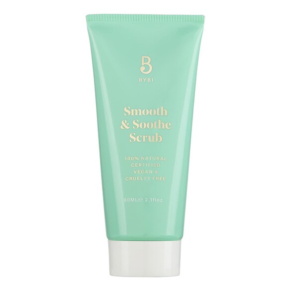 Smooth & Soothe Scrub - Rozjasňující peeling, BYBI BEAUTY