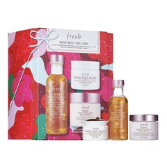 Rose Deep Hydration Best-sellers Skincare Set - Dárková sada, FRESH