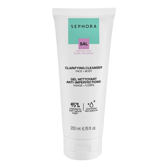 Clarifying Face & Body Cleanser - Čisticí gel na obličej a tělo, SEPHORA COLLECTION