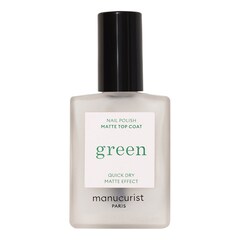 Zelená – Top Coat Mat, MANUCURIST