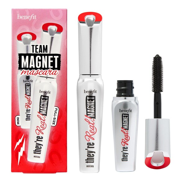 Team Magnet Lengthening Mascara Kit - Sada řasenek pro extrémní objem, BENEFIT COSMETICS