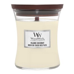 Vonná svíčka střední Island Coconut, WOOD WICK