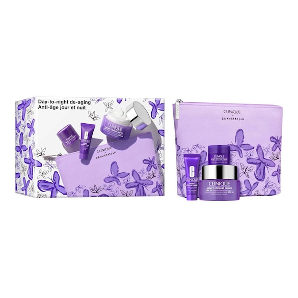 DAY-TO-NIGHT DE-AGING - set 3 produktů péče o pleť, CLINIQUE