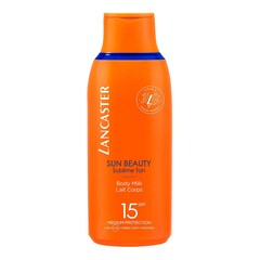 SUN BEAUTY - Tělové mléko SPF15, LANCASTER