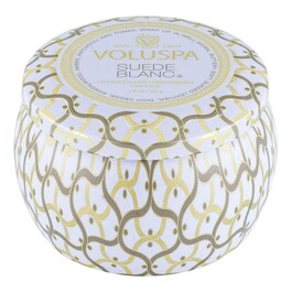 Maison Blanc Suede Blanc Mini Tin Candle - Svíčka