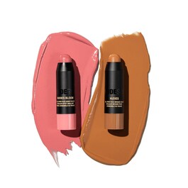 Pink Blush & Nude Bronze - Mini duo krémových tyčinek