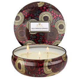 Japonica Goji Tarocco Orange 3 Wick Tin Candle - Svíčka