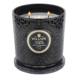 Maison Noir Ambre Lumiere Luxe Candle - Svíčka