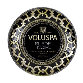Maison Noir Suede Noir Mini Tin Candle – Svíčka