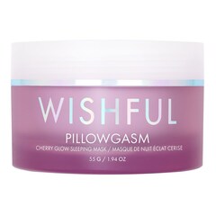 Pillowgasm Cherry Glow Sleep - Vyživující maska, WISHFUL