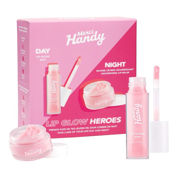 Kit Lip Glow Heroes – Sada přípravků na rty, MERCI HANDY