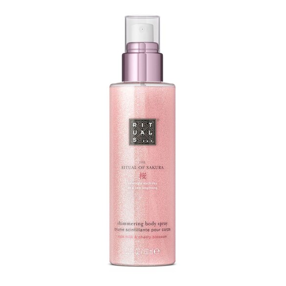 The Ritual of Sakura Shimmering Body Spray - Třpytivý sprej na tělo, RITUALS