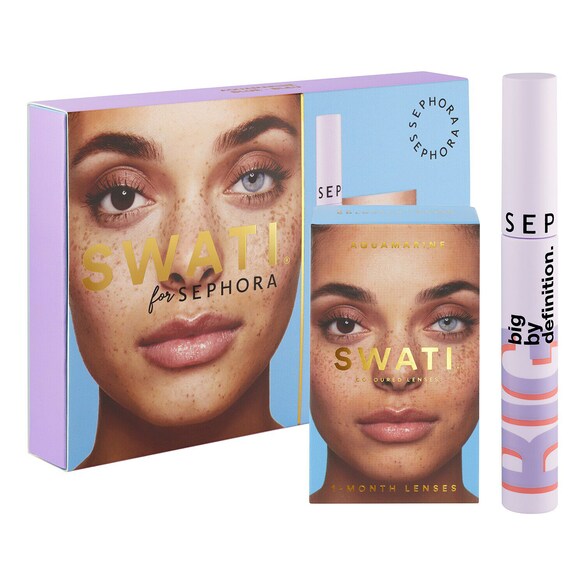 Swati Contact Lenses - Sada barevných čoček a řasenky, SEPHORA COLLECTION