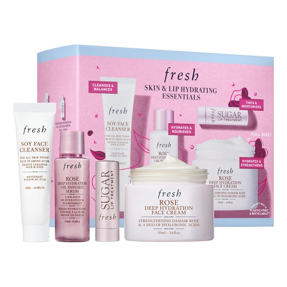 Skin And Lip Hydrating Essentials - Dárková sada, FRESH
