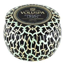 Maison Noir French Linen Mini Tin Candle – Svíčka
