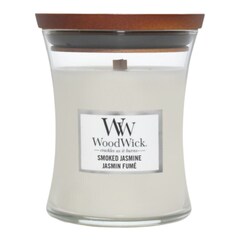 Malá vonná svíčka Smoked Jasmine, WOOD WICK