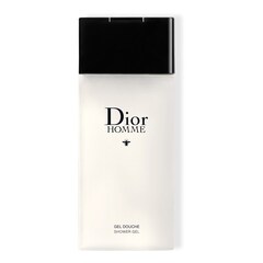 Dior Homme – Povzbuzující parfemovaný sprchový gel pro muže: Dřevité tóny 200 ml, DIOR