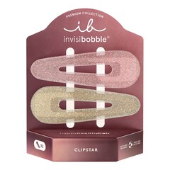 CLIPSTAR PREMIUM Simply Pinktastic – Sponky do vlasů, INVISIBOBBLE