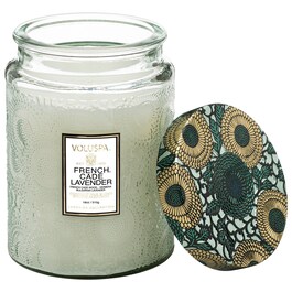 Japonica French Cade Lavender Large Jar Candle - Svíčka