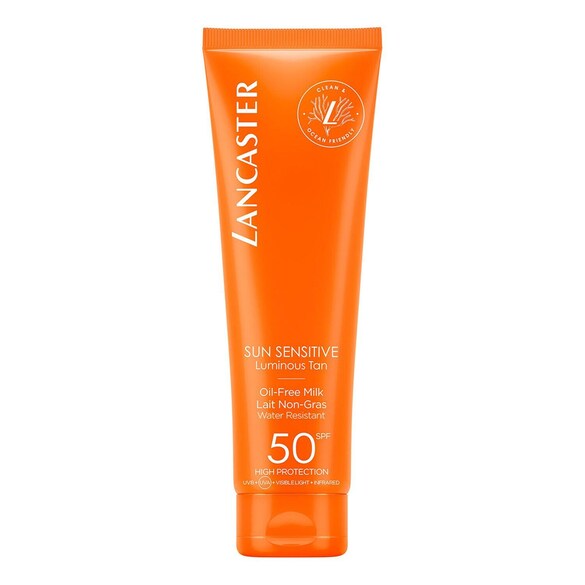 SUN SENSITIVE - Tělové mléko bez oleje SPF50, LANCASTER
