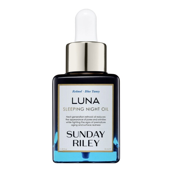 Luna Sleeping Night Oil - Noční olej s retinolem, SUNDAY RILEY