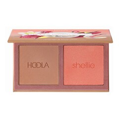 Hoola & WANDERful World Face Palette - Paletka bronzeru & tvářenky, BENEFIT COSMETICS